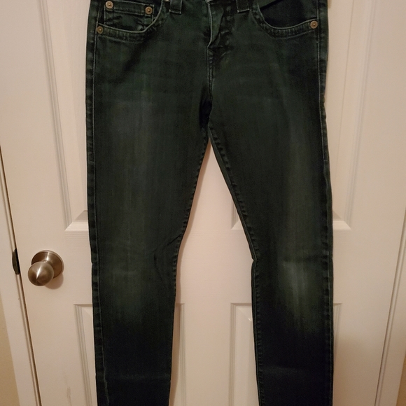 True Religion Denim - True Religion Geno Relaxed Slim Straight Fit Cotton Jeans Women's Size 28